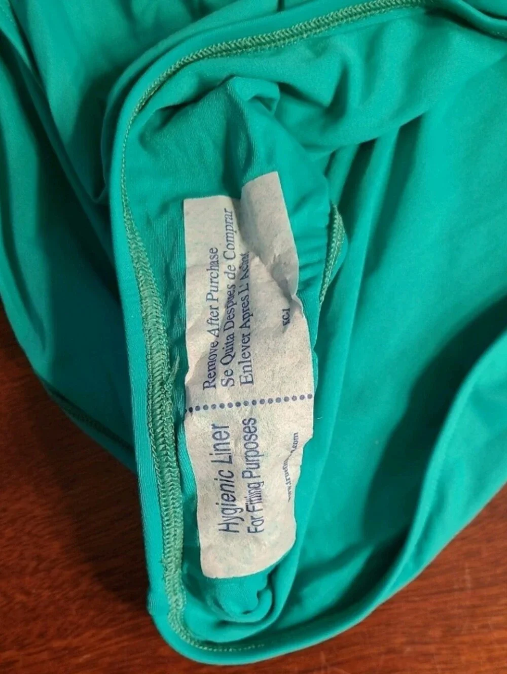 NWT La Blanca Off-the-shoulder Ruffle One-Piece Swimsuit Green Size 12 LB7BS10